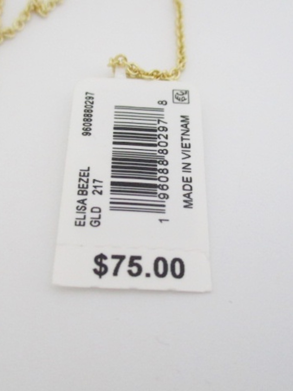 KENDRA SCOTT - Elisa Bezel Gold Tone Necklace - Picture 6 of 7